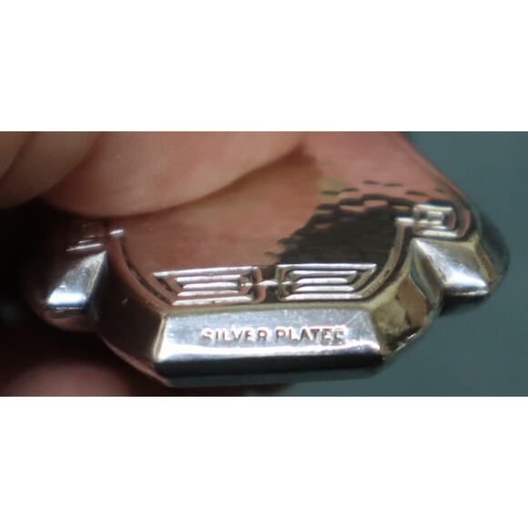 Art Deco Hammered Shriners Perfume Bottle - Picture 6 of 6